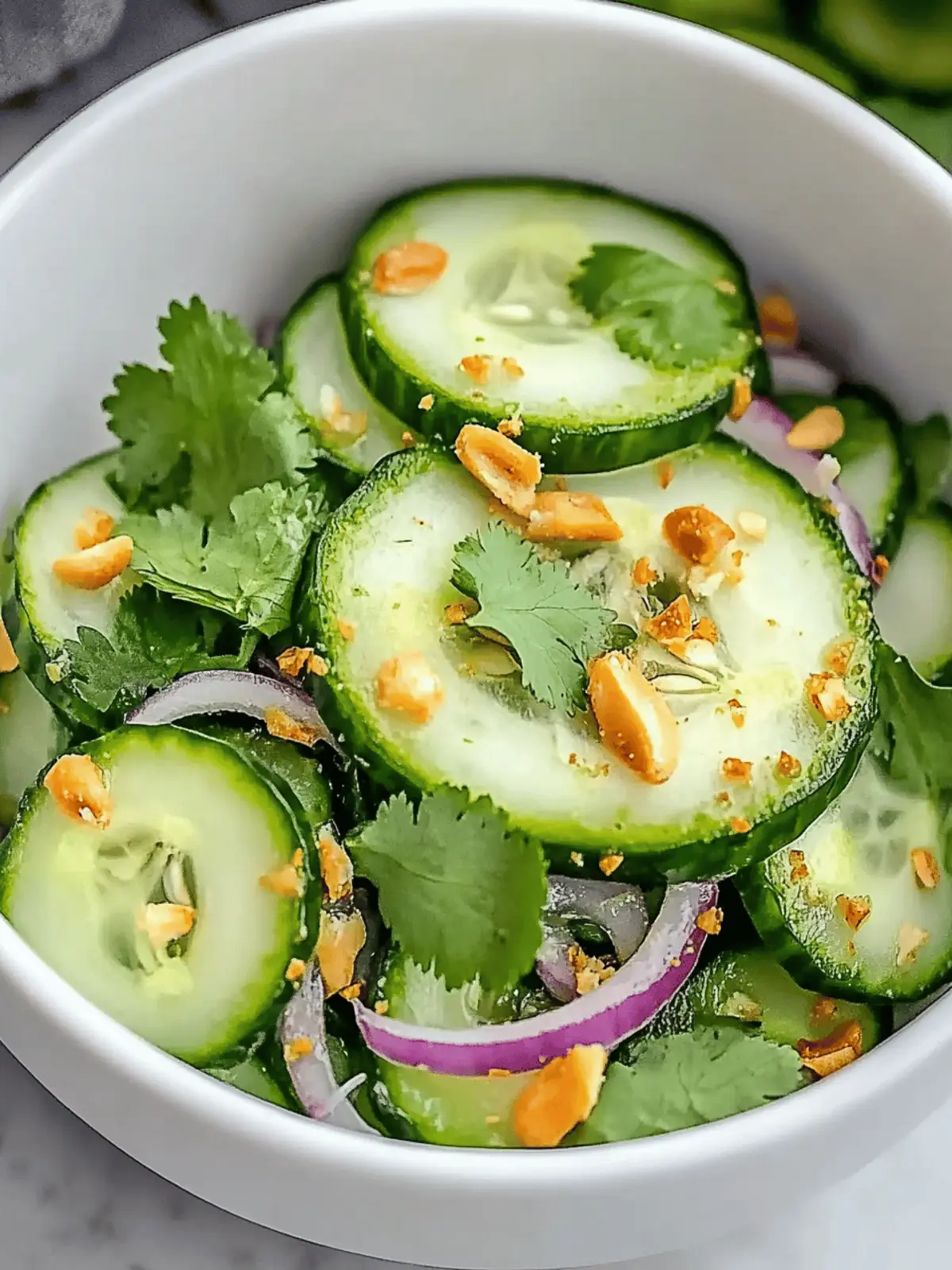 Juicy Thai Cucumber Salad for a Refreshing Summer Side 3 Juicy Thai Cucumber Salad