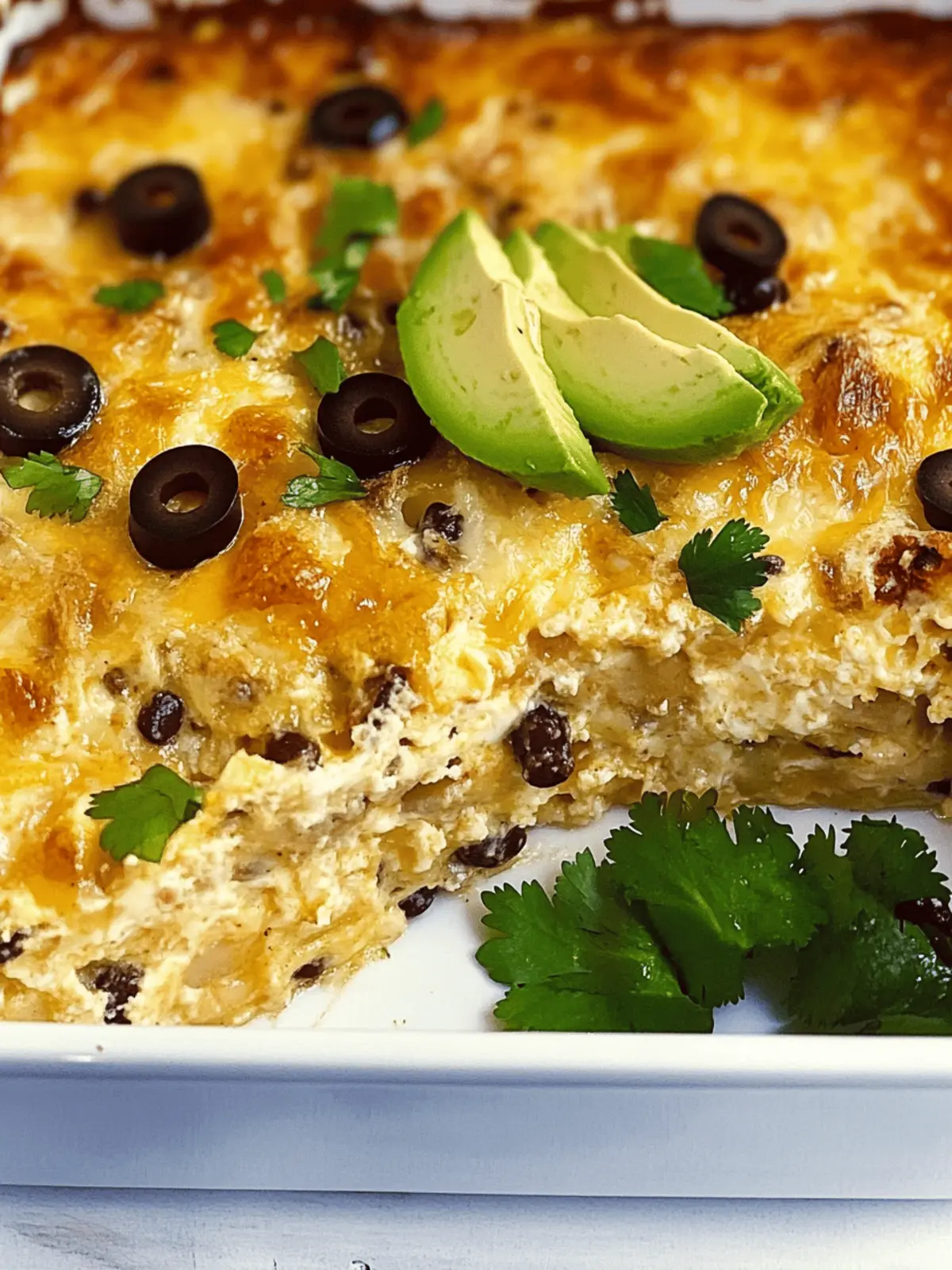 Breakfast Burrito Egg Casserole
