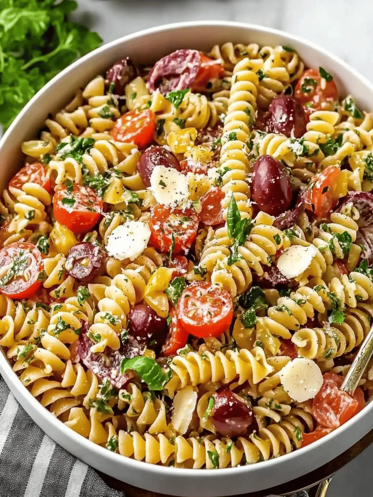 Quick Italian Pasta Salad (with 1 Secret Ingredient)
