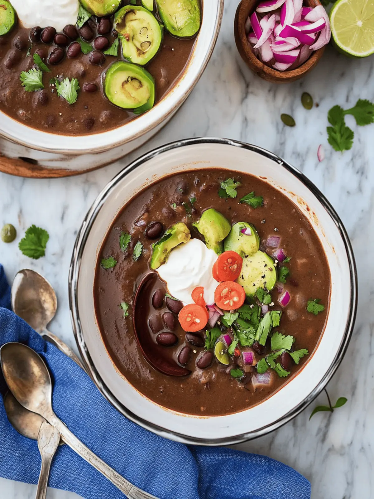 Creamy Black Bean Soup That's Simple, Spicy, and Delicious 3 Black Bean Soup