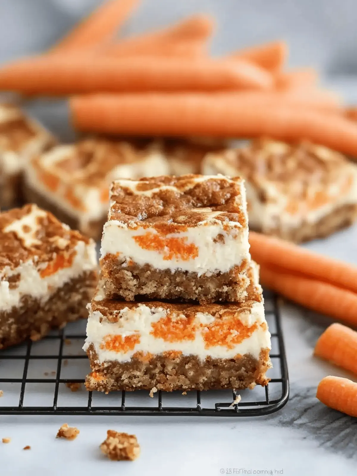 Decadent Carrot Cake Cheesecake Bars for Spring Celebrations 4 Carrot Cake Cheesecake Bars