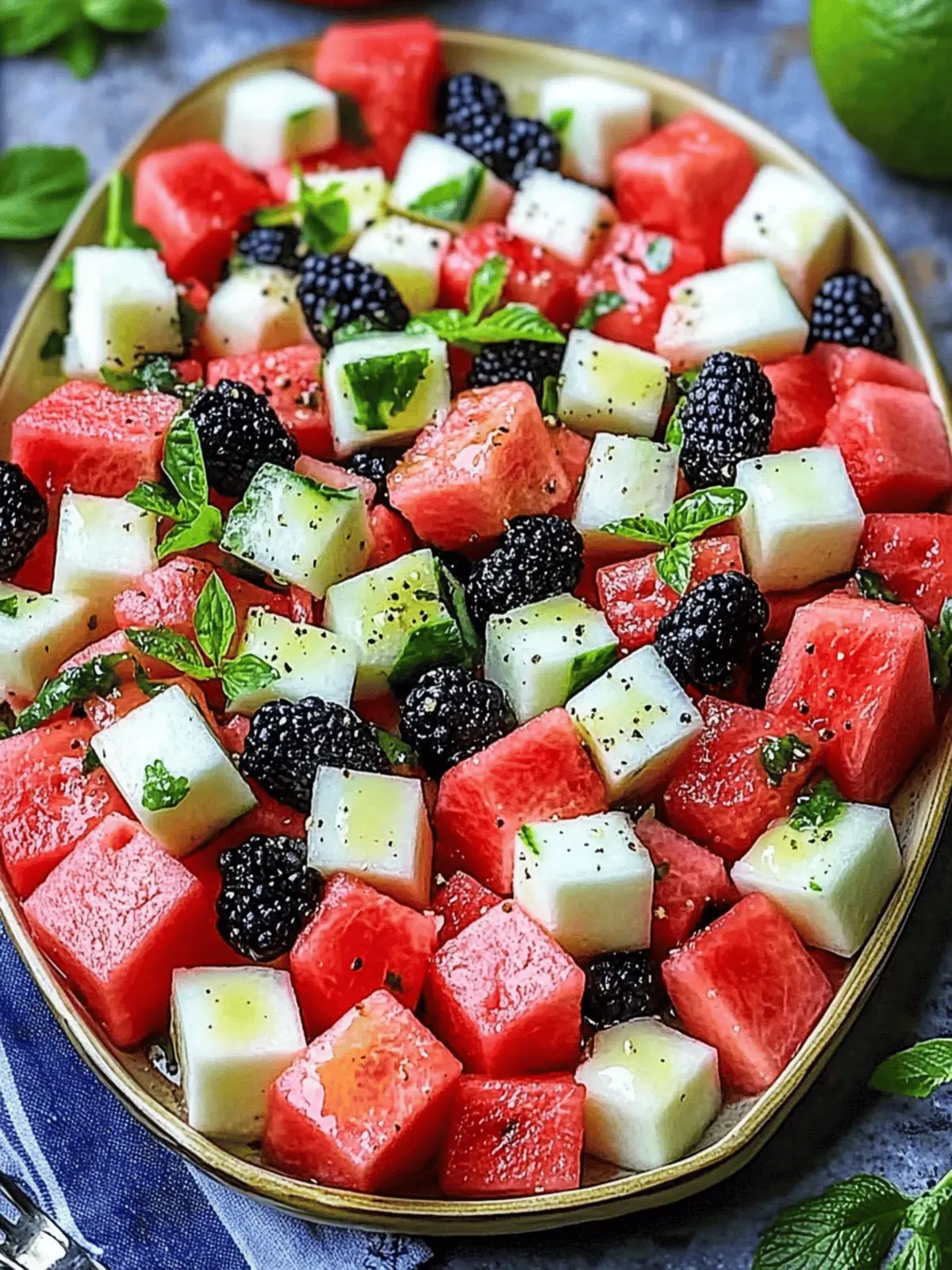 Refreshing Watermelon Salad Recipe for Summer Bliss