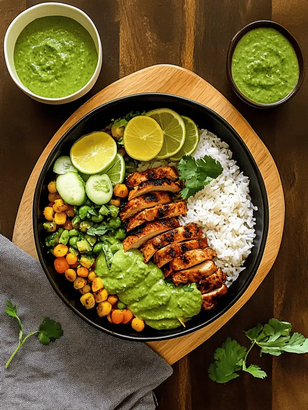 Peruvian Chicken Rice Bowls