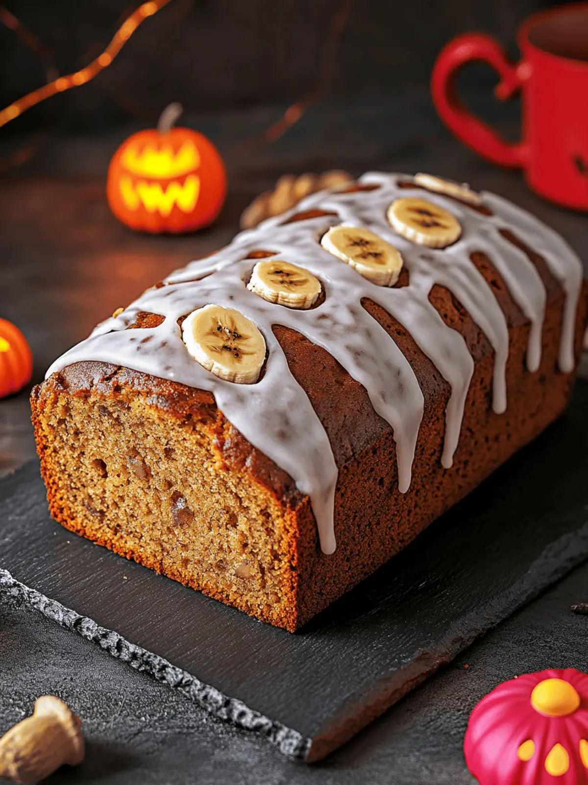 Spooky Banana Bread – Moist, Festive & Frighteningly Delicious