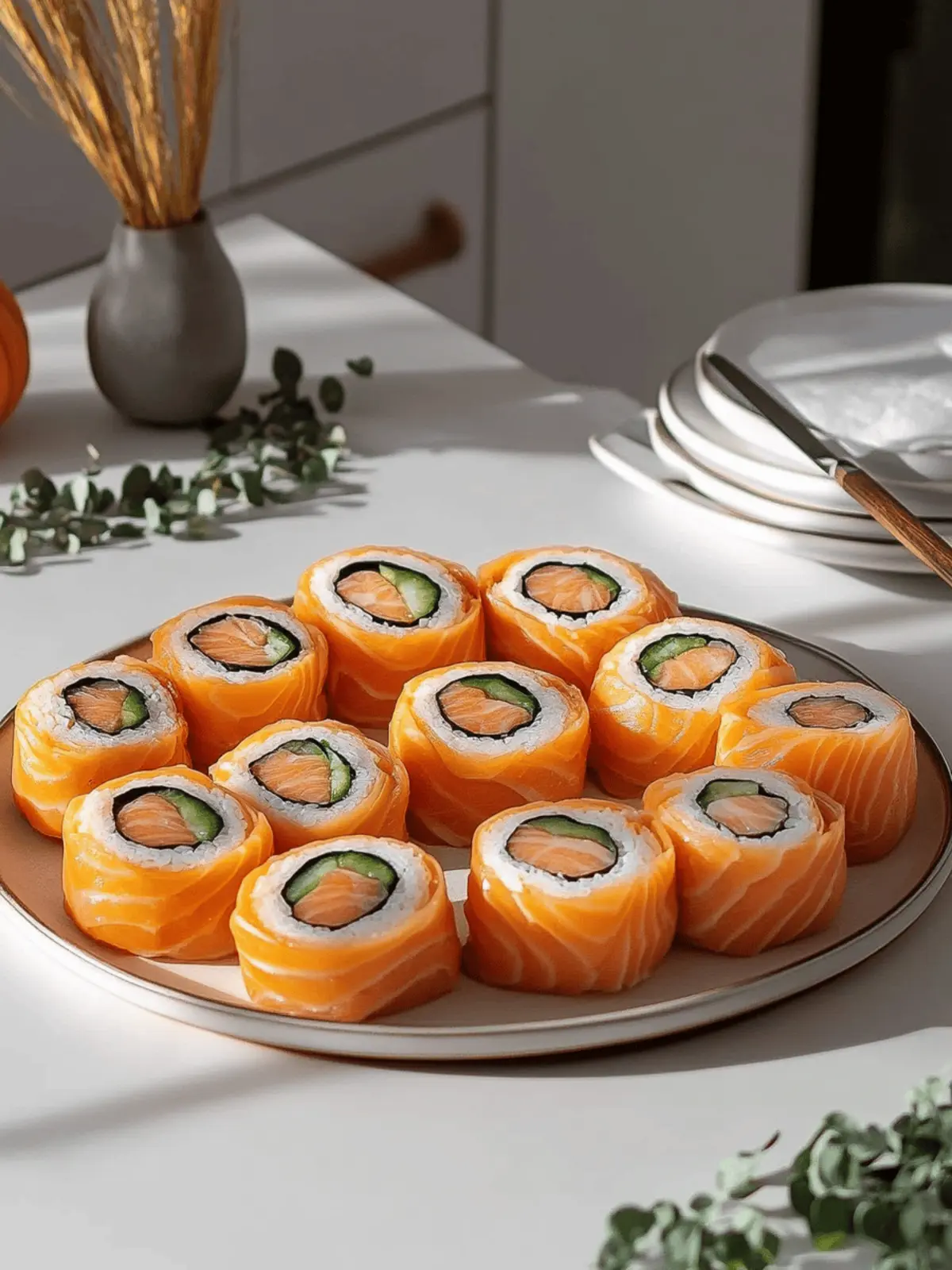 Delicious Pumpkin Salmon Rolls: Perfect Fall Appetizer Delight 2 Pumpkin Salmon Rolls