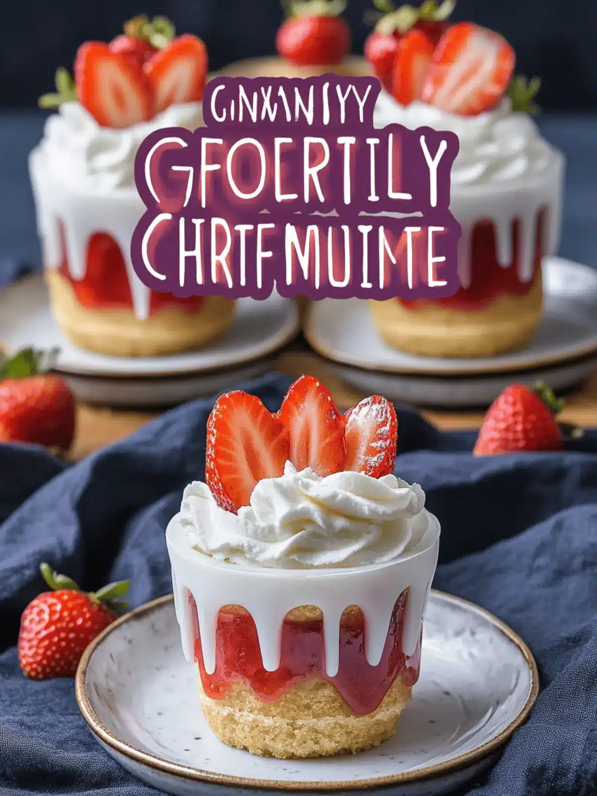 Spook Up Your Halloween with Ghostly Strawberry Shortcake Cups Recipe 3 Ghostly Strawberry Shortcake Cups Recipe