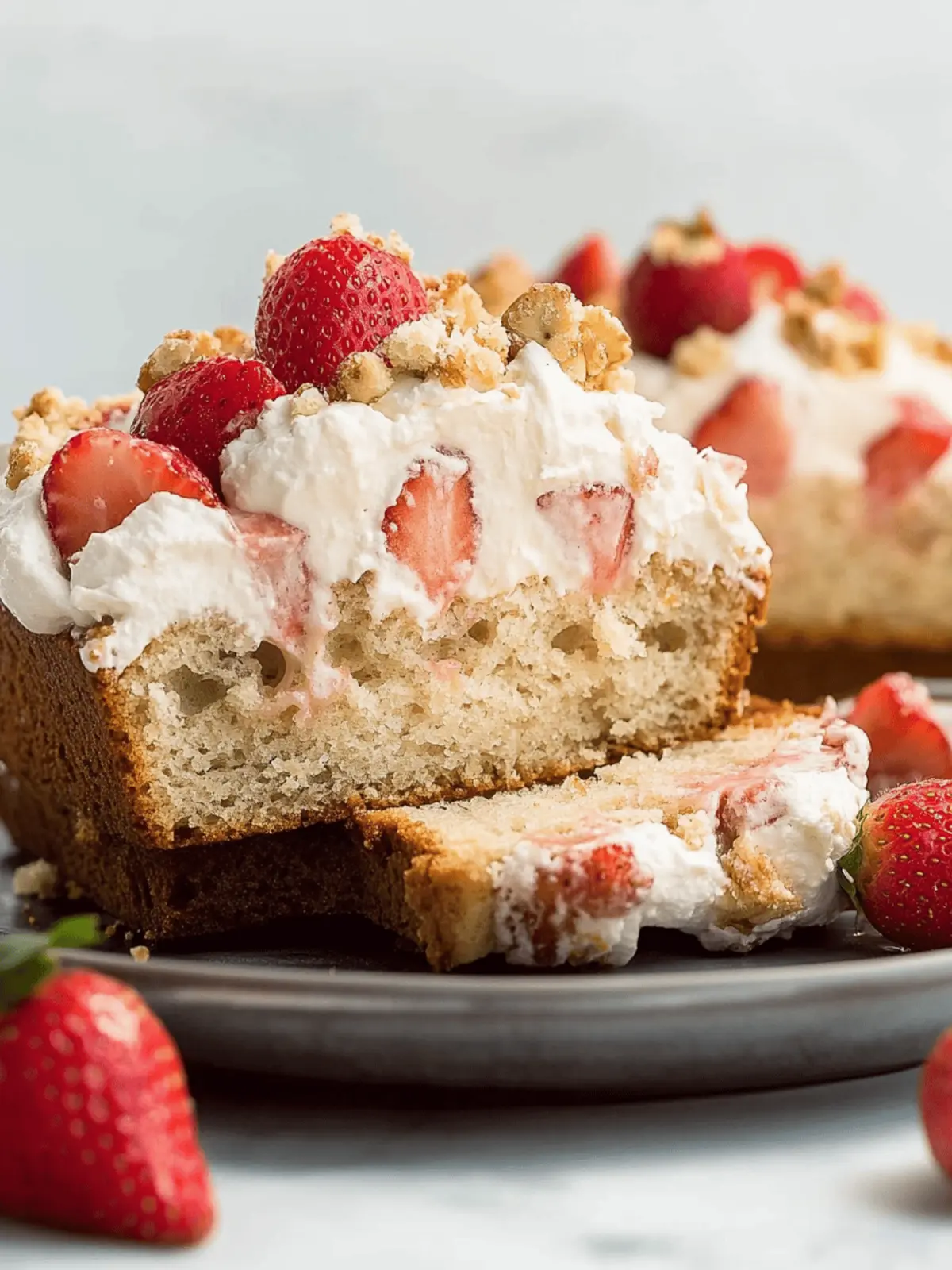 Strawberry Shortcake Banana Bread