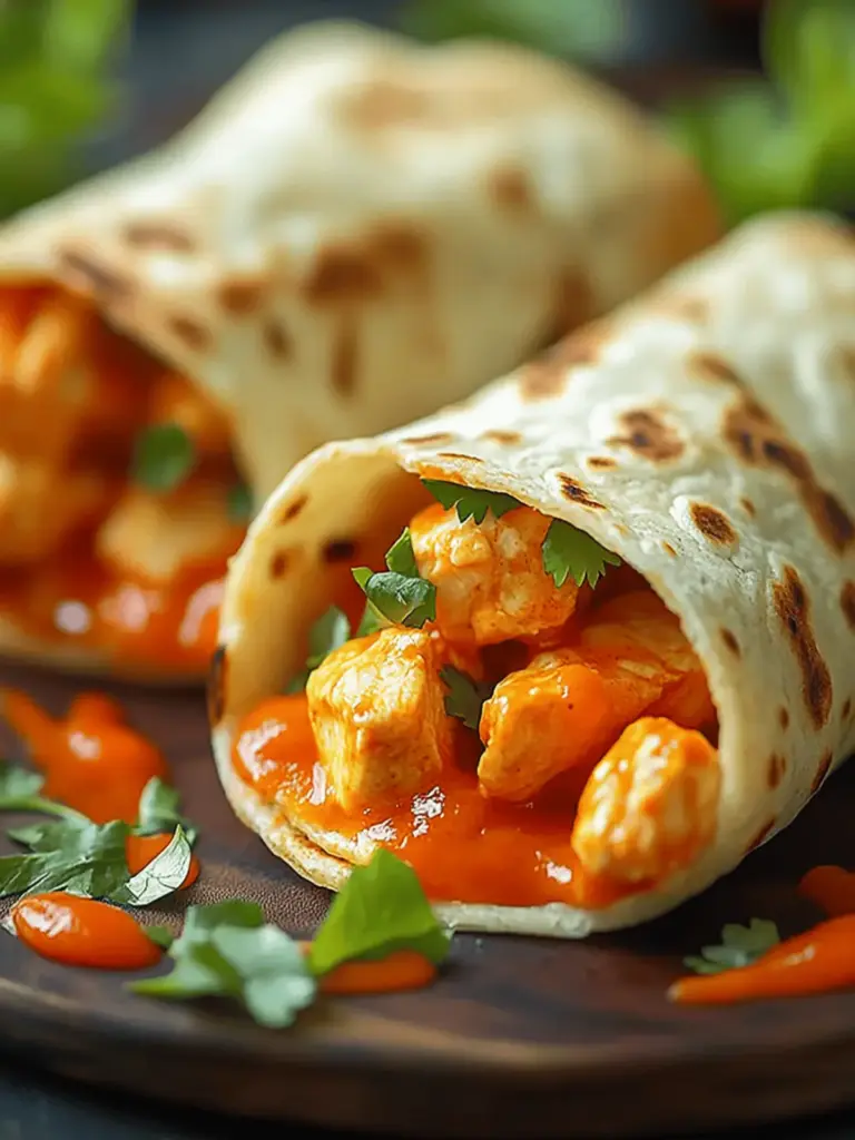 Spicy Buffalo Chicken Wraps