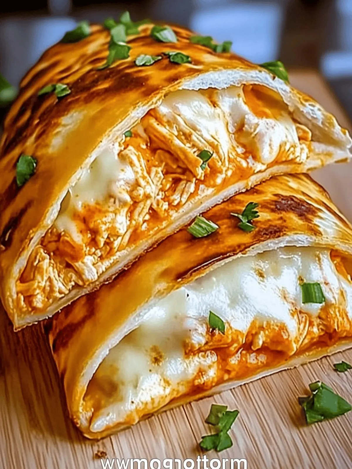 Buffalo Chicken Calzone