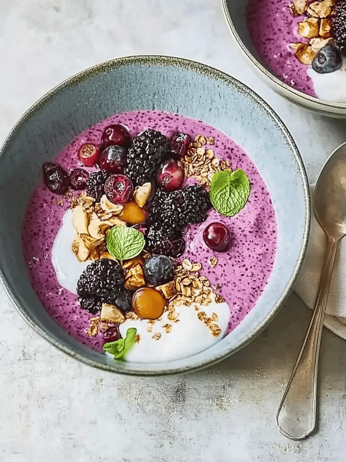Black forest breakfast bowl
