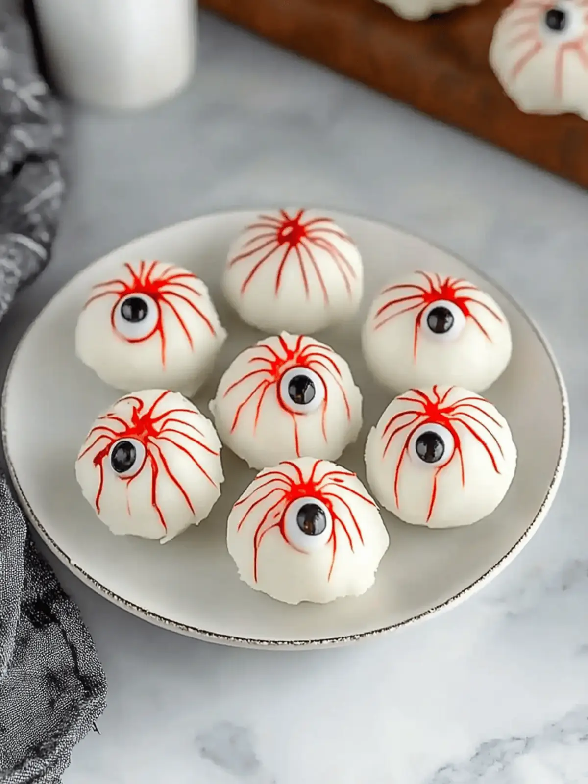 Irresistible Spooky Eyeball Truffles