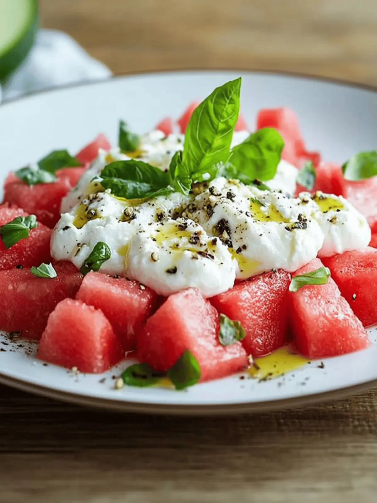 Watermelon Burrata Salad