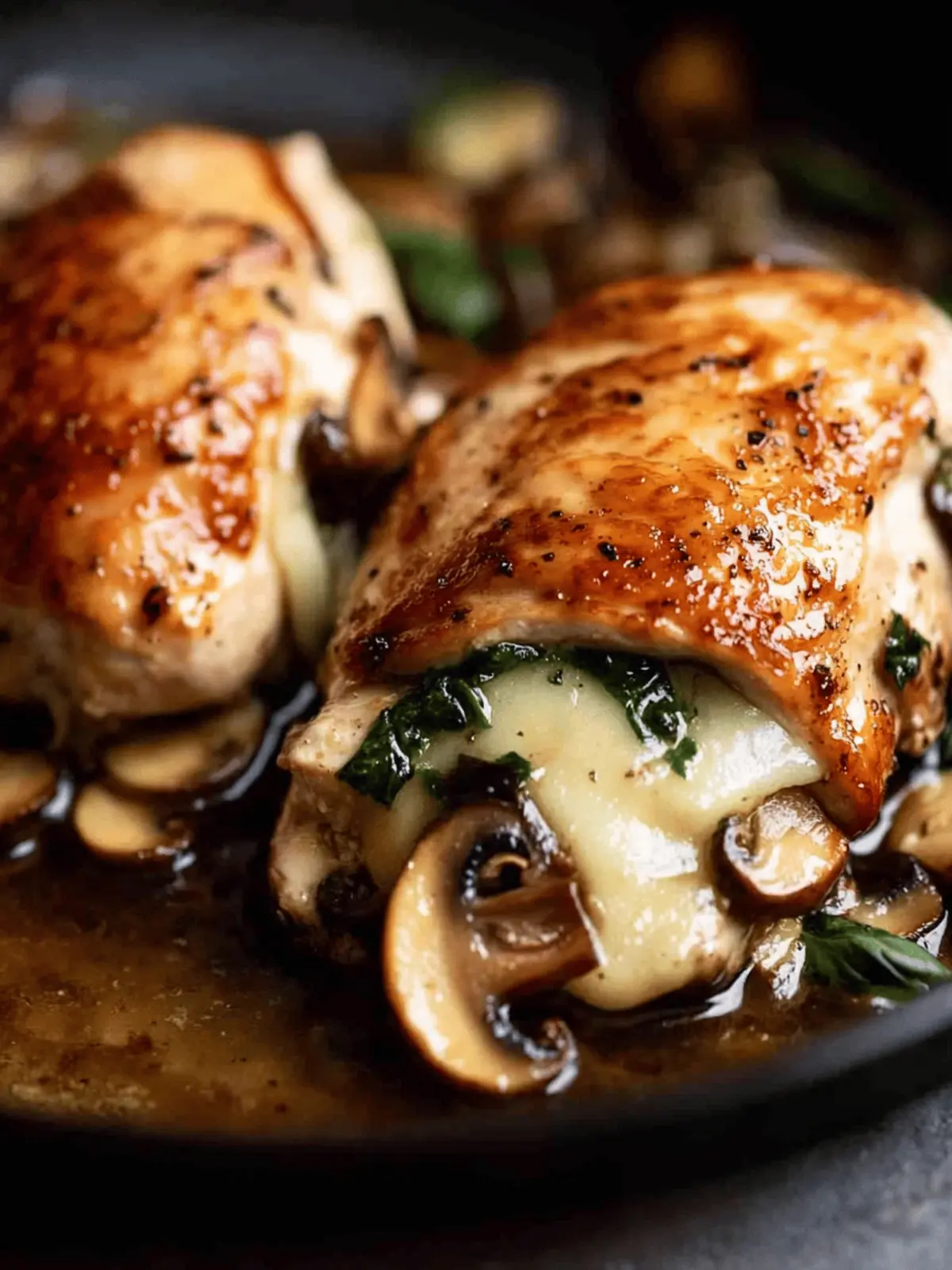 Mouthwatering Mushroom-Stuffed Chicken Breast in 45 Minutes 2 Mushroom-Stuffed Chicken Breast