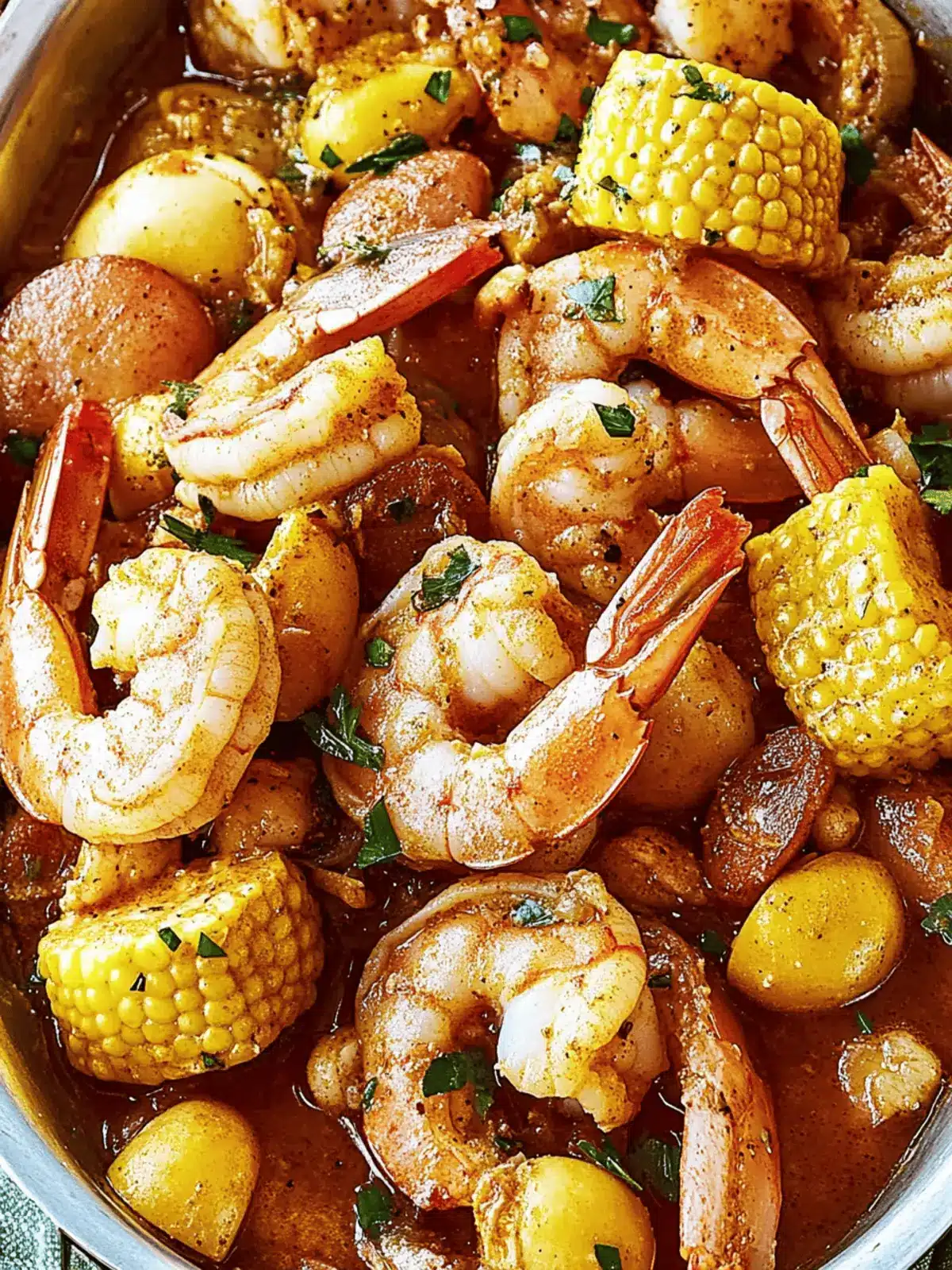 Slow Cooker Shrimp Boil