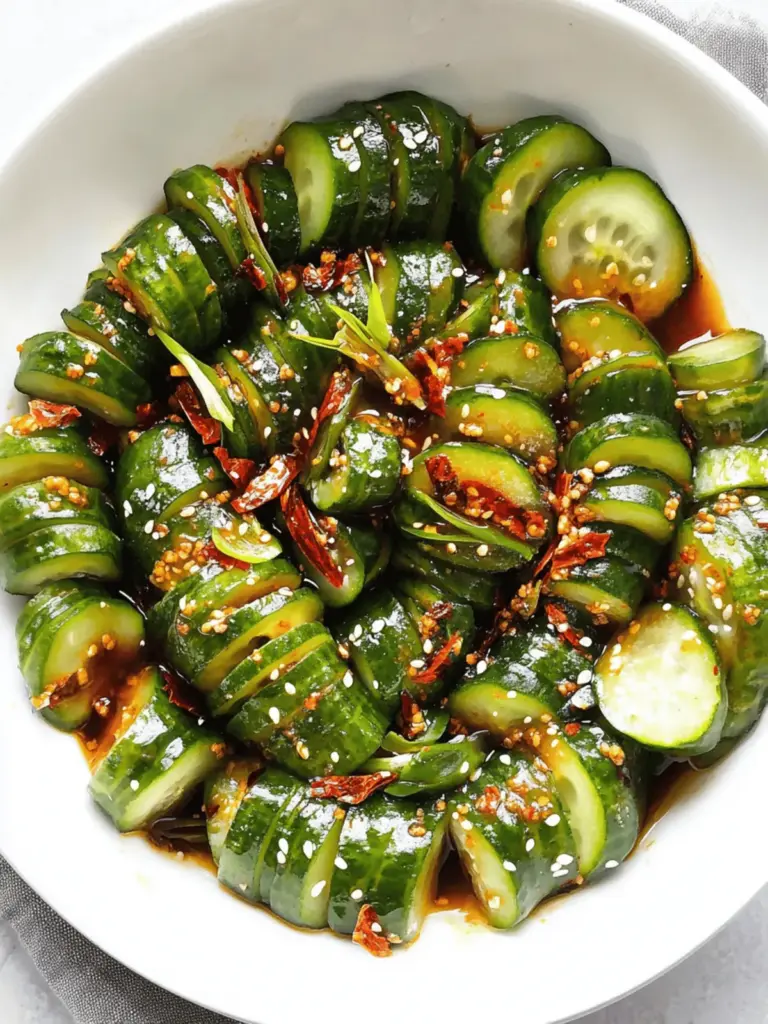 Spicy Asian Cucumber Salad