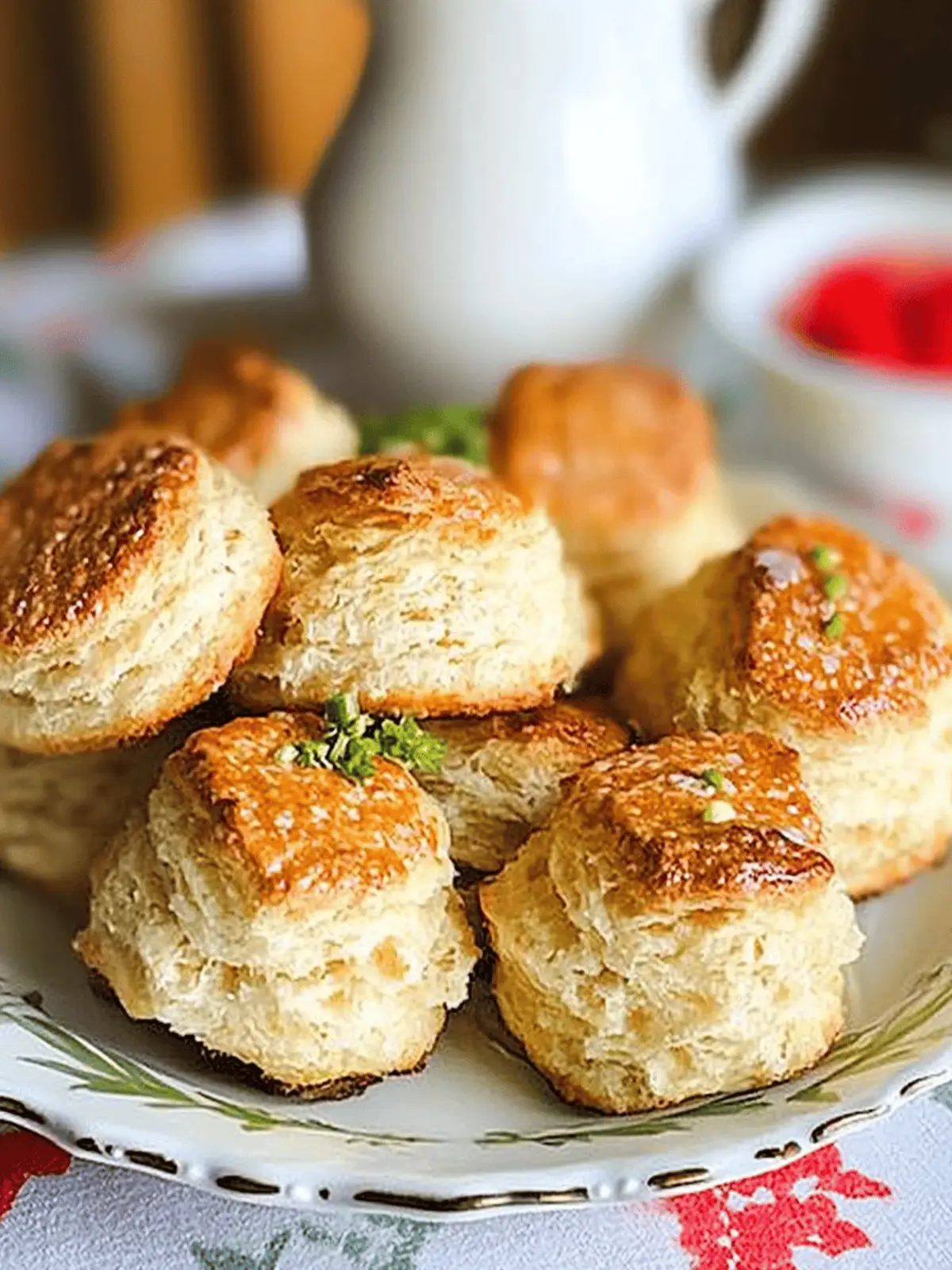 Honey Garlic Parmesan Biscuits