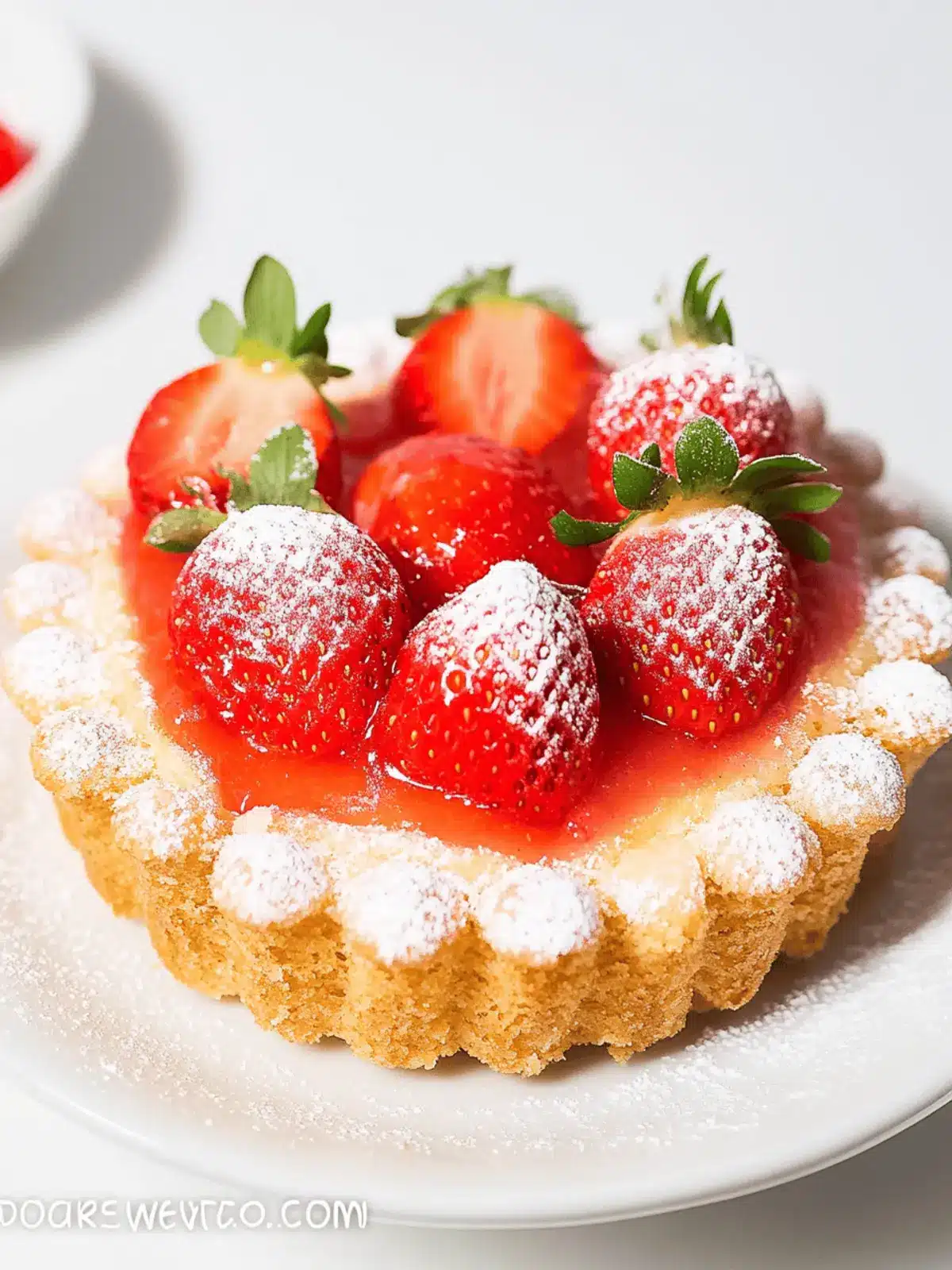 Strawberry Frangipane Cake