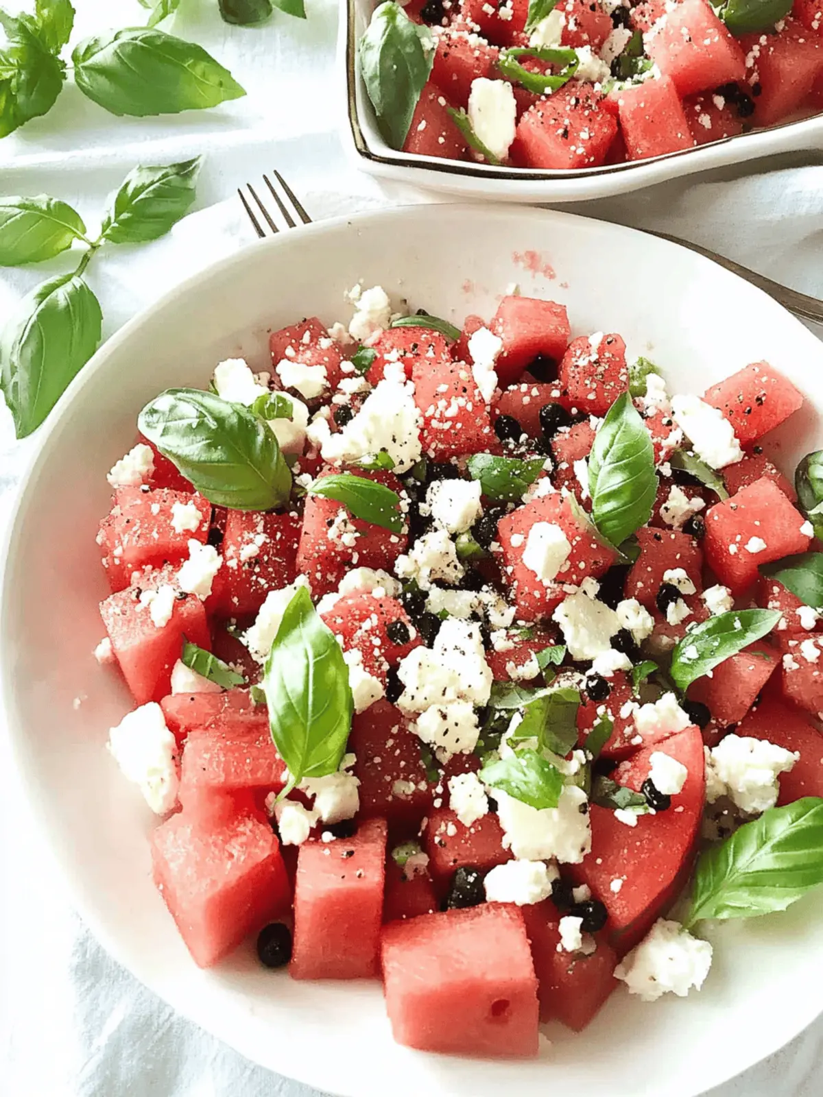 Refreshing Watermelon Basil Feta Salad Perfect for Summer Joy 3 Watermelon Basil Feta Salad