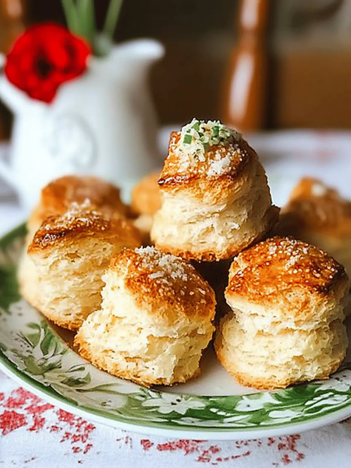Honey Garlic Parmesan Biscuits