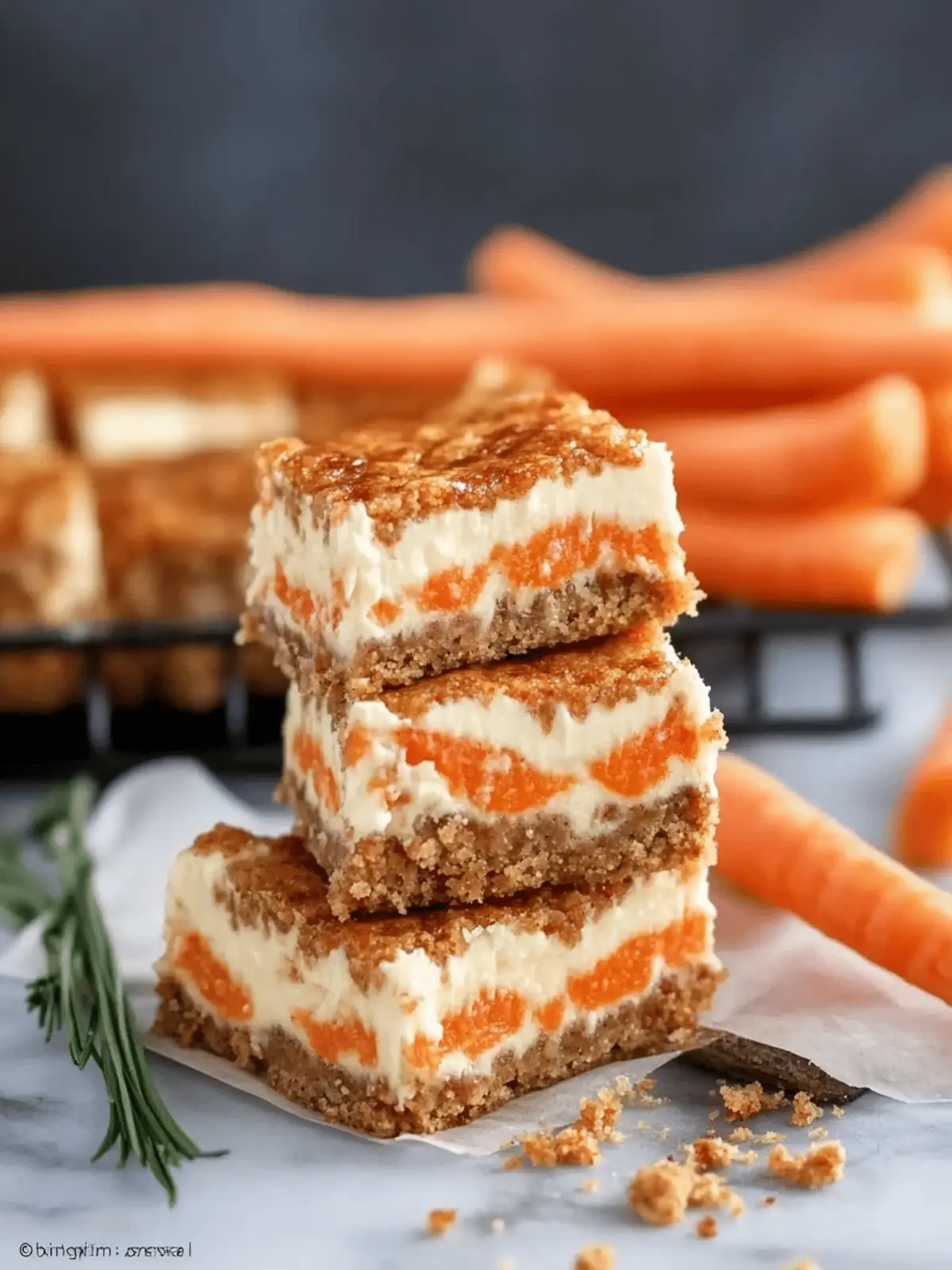 Decadent Carrot Cake Cheesecake Bars for Spring Celebrations 2 Carrot Cake Cheesecake Bars