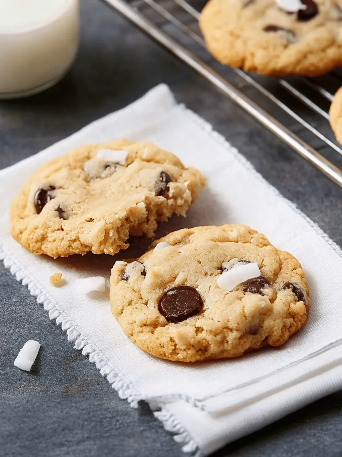 Tropical Coconut Chocolate Chip Cookies You’ll Crave Daily 4 Coconut Chocolate Chip Cookies