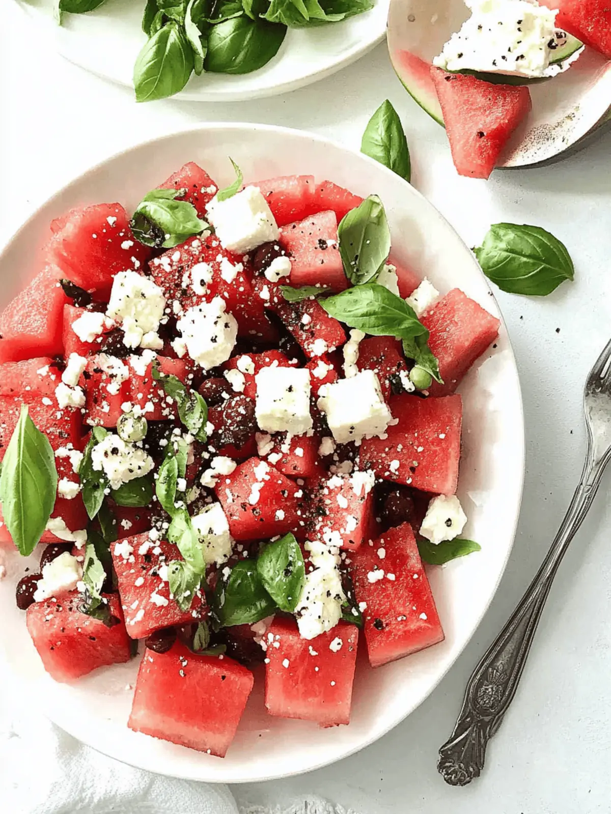 Refreshing Watermelon Basil Feta Salad Perfect for Summer Joy 4 Watermelon Basil Feta Salad