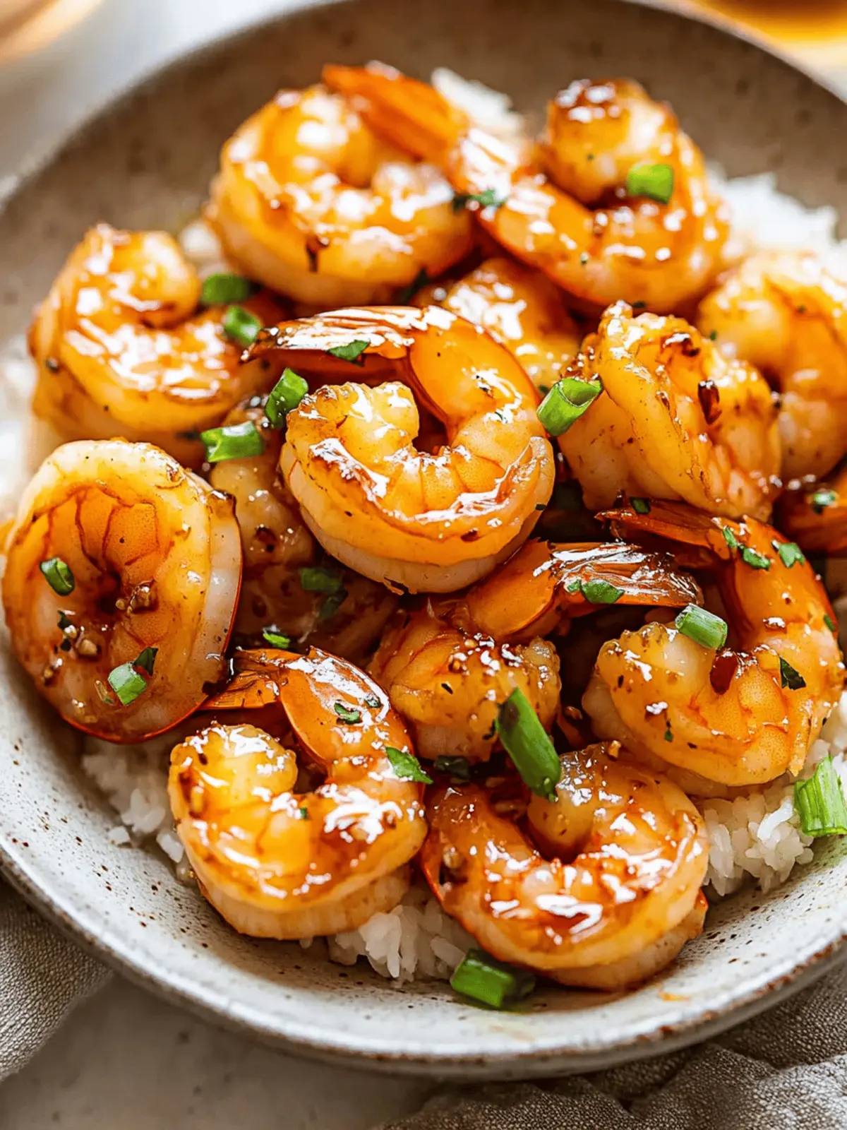 10 Minute Honey Garlic Shrimp