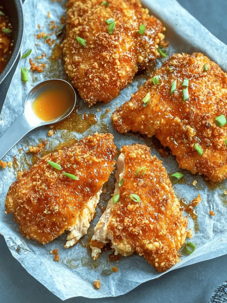Crispy Baked Hot Honey Chicken
