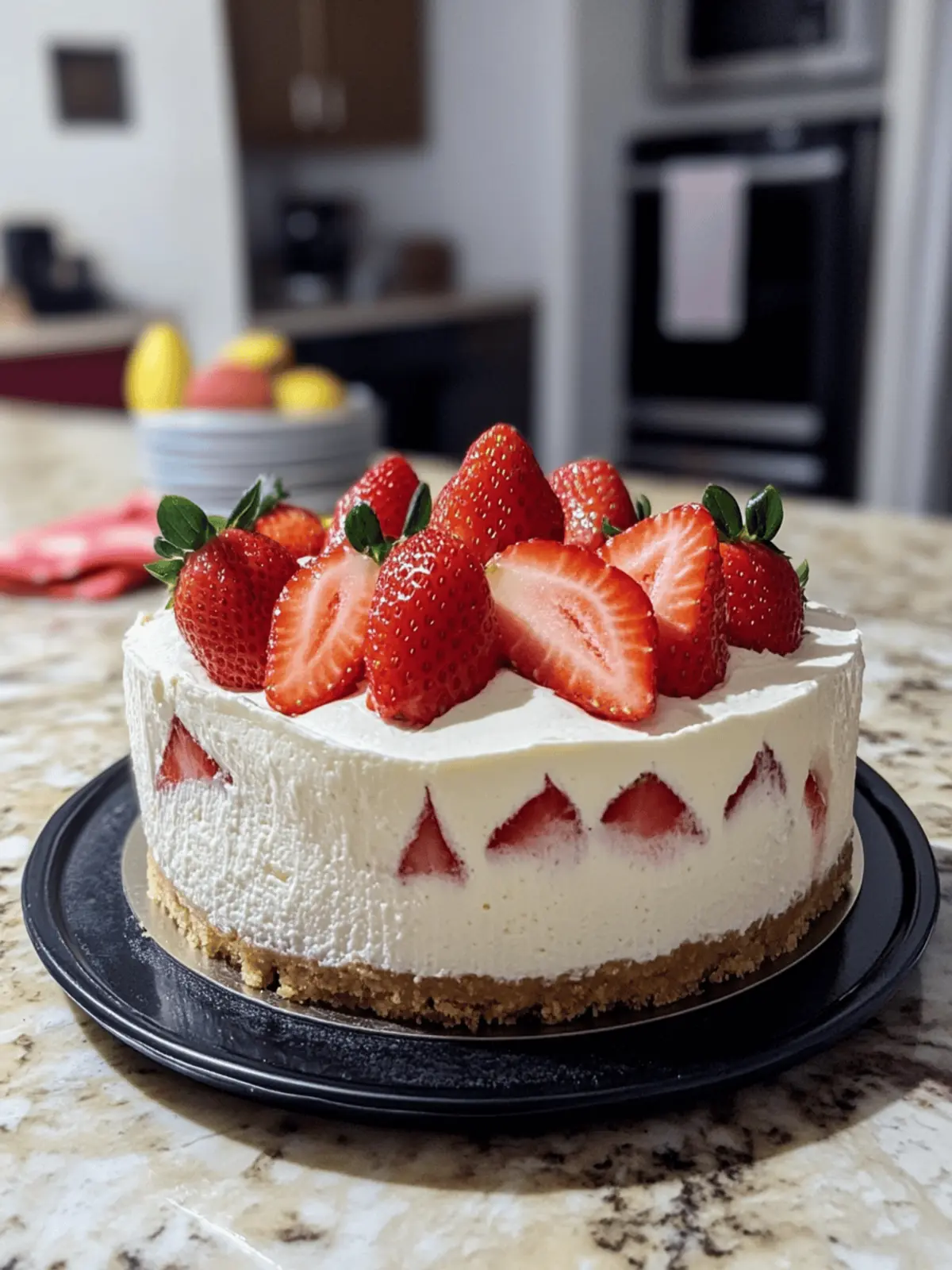 Strawberry Shortcake Cheesecake