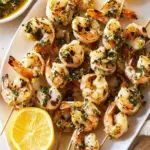 Grilled Shrimp Piccata Skewers