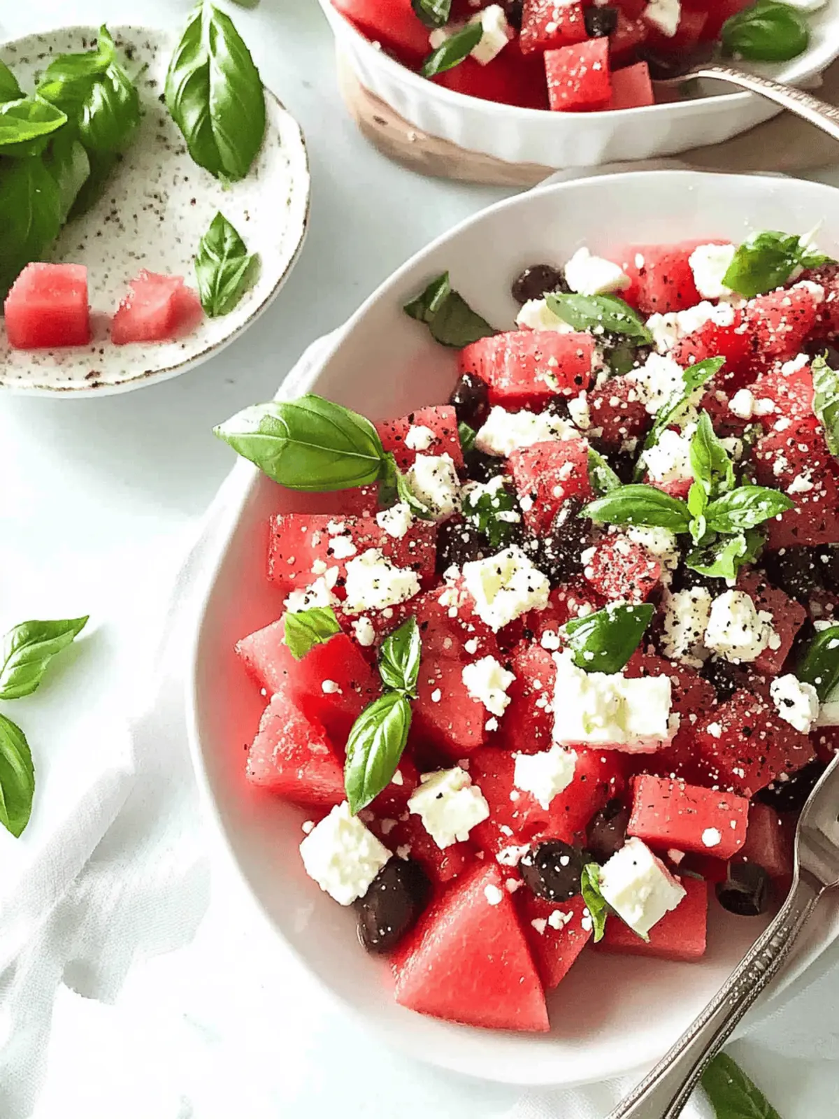 Refreshing Watermelon Basil Feta Salad Perfect for Summer Joy 2 Watermelon Basil Feta Salad