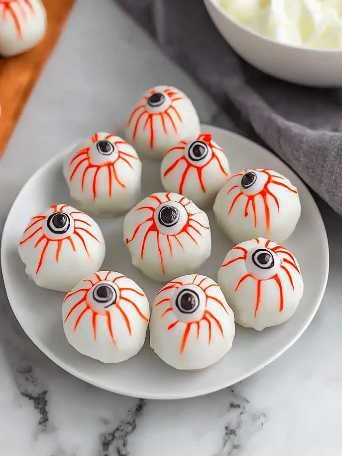 Irresistible Spooky Eyeball Truffles