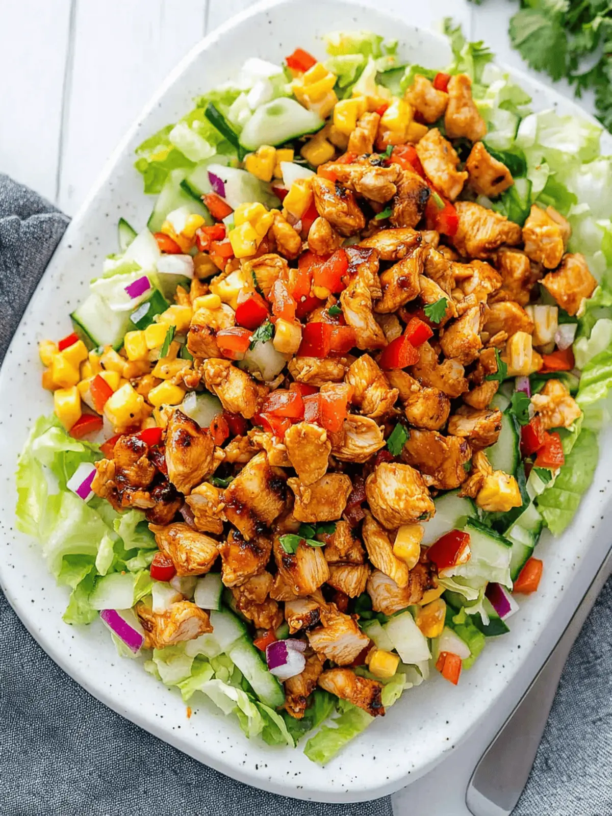Honey Hot Chicken Salad