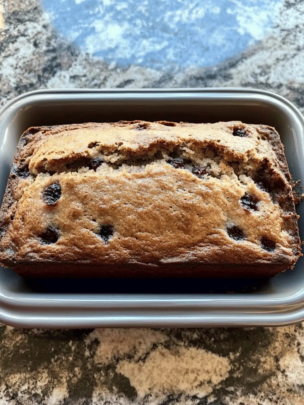 Simple Banana Berry Bread with Mayonnaise