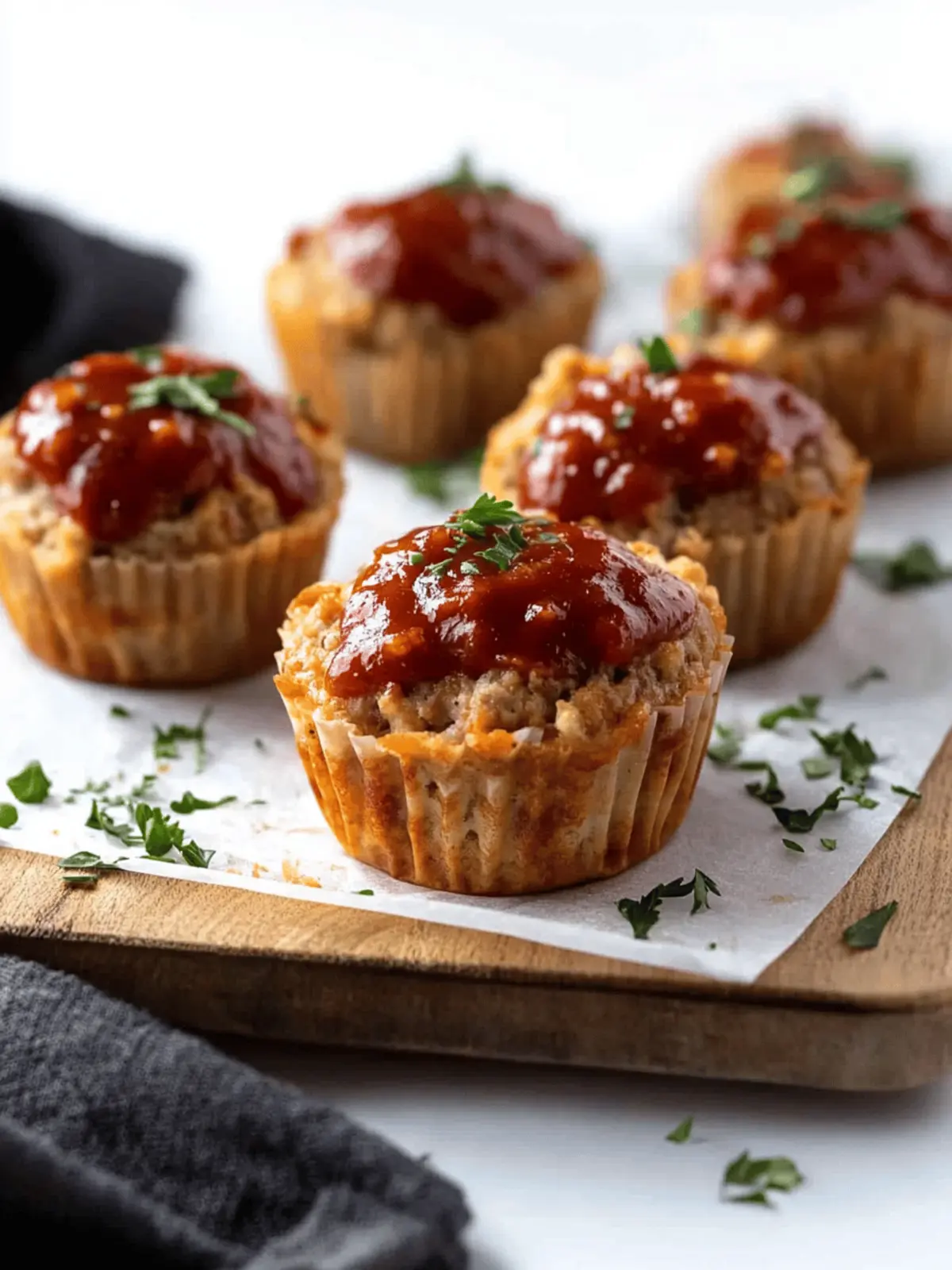 Turkey Meatloaf Muffins
