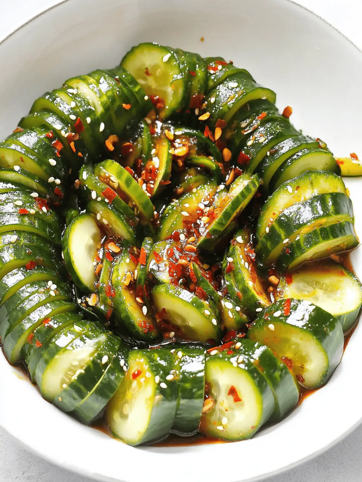 Spicy Asian Cucumber Salad