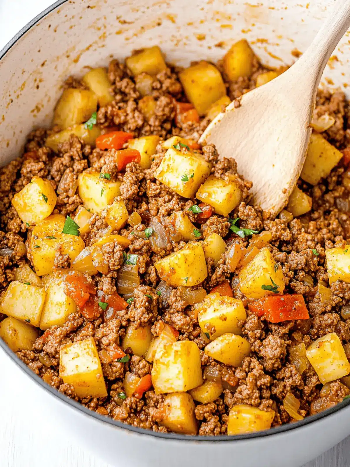 Savor One-Pan Ground Beef and Potatoes for a Cozy Dinner 4 Ground Beef and Potatoes