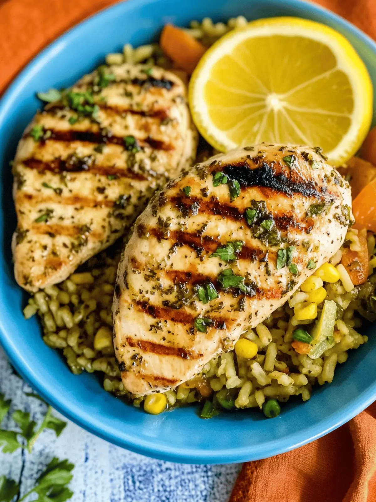 Armenian Herb Marinade Grilled Chicken Breasts