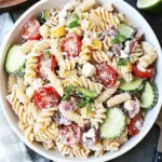 Creamy Greek Pasta Salad
