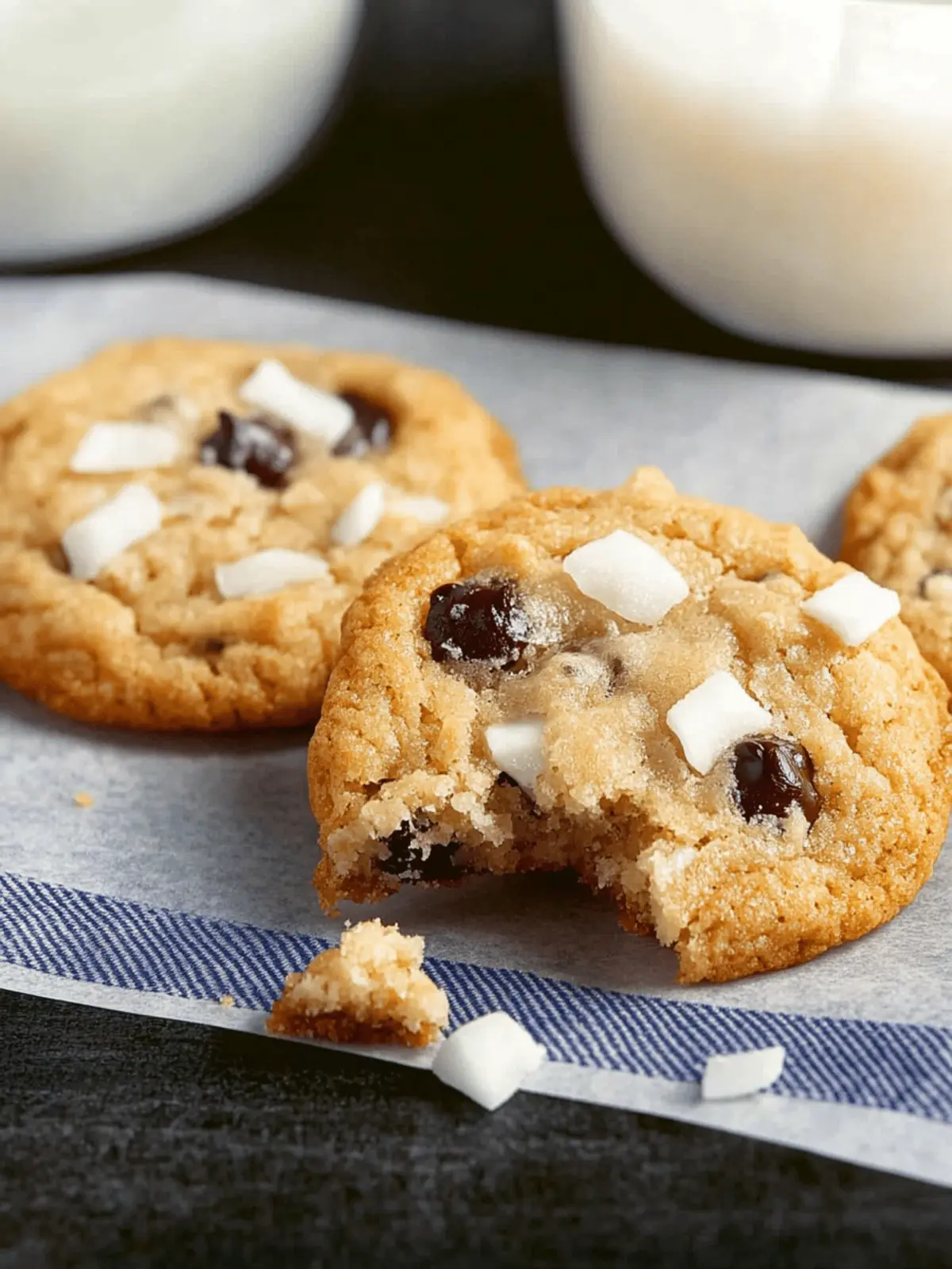 Tropical Coconut Chocolate Chip Cookies You’ll Crave Daily 2 Coconut Chocolate Chip Cookies
