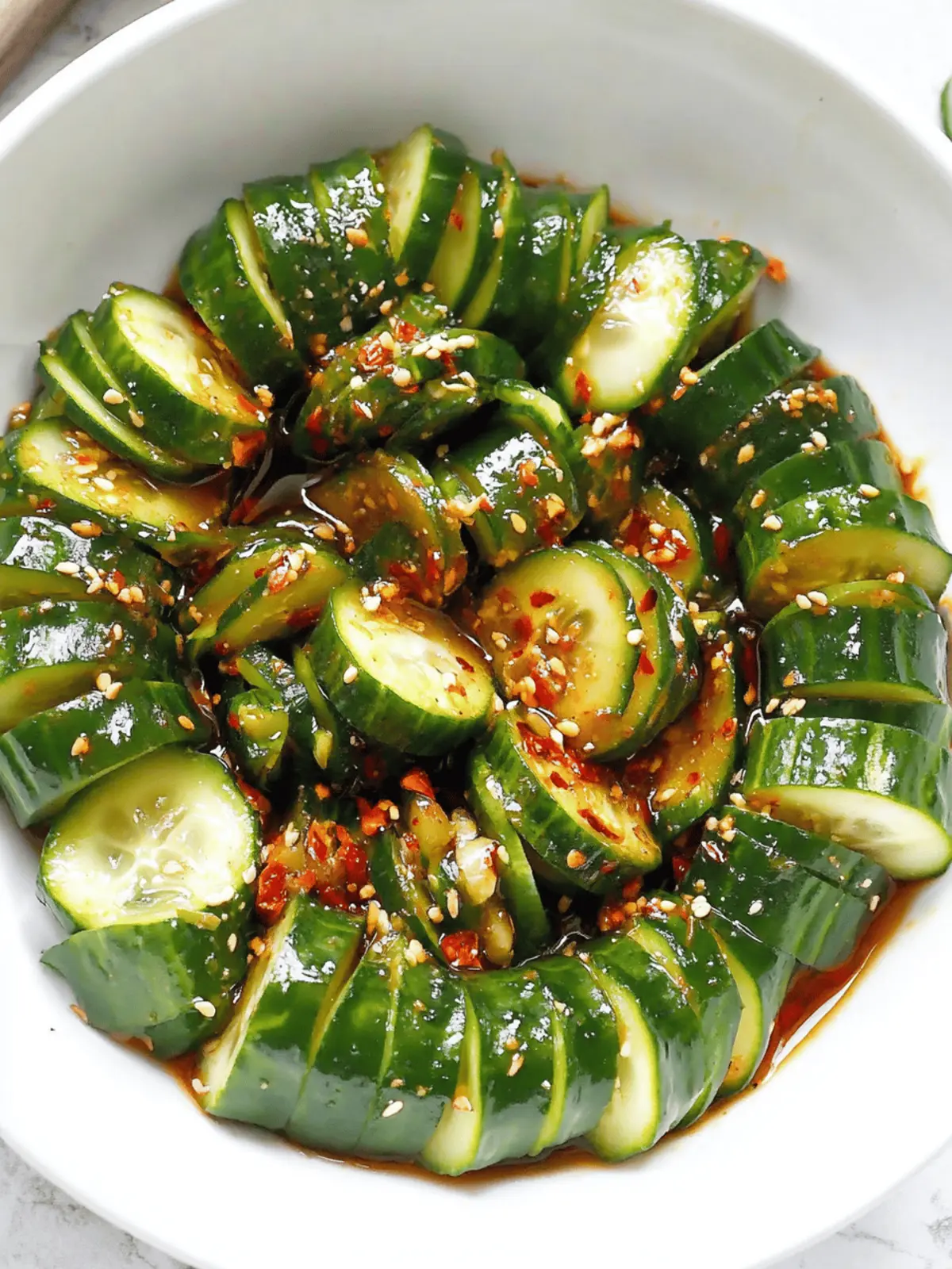 Spicy Asian Cucumber Salad