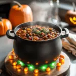 Witch’s Cauldron Chili Dinner