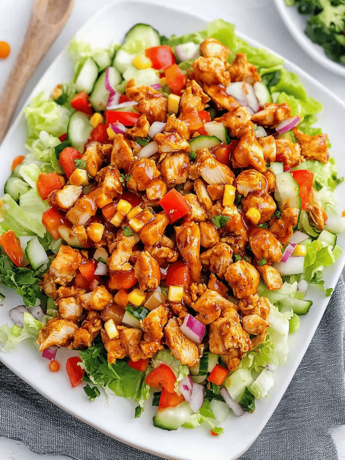 Zesty Honey Hot Chicken Salad for Spicy Flavor Lovers 2 Honey Hot Chicken Salad