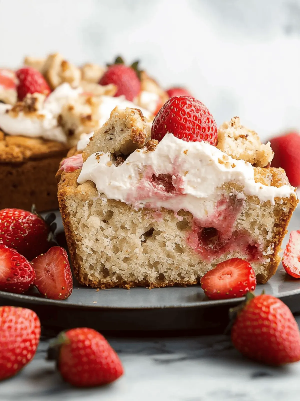 Strawberry Shortcake Banana Bread