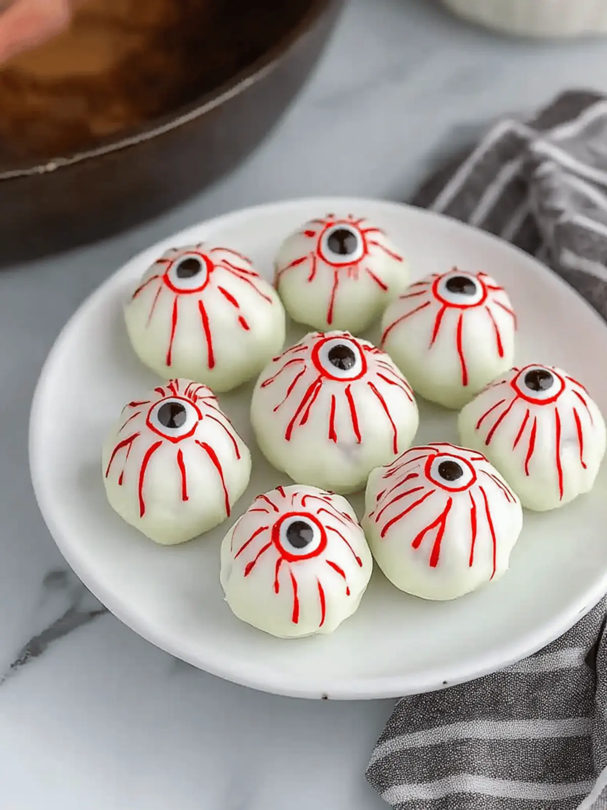 Irresistible Spooky Eyeball Truffles