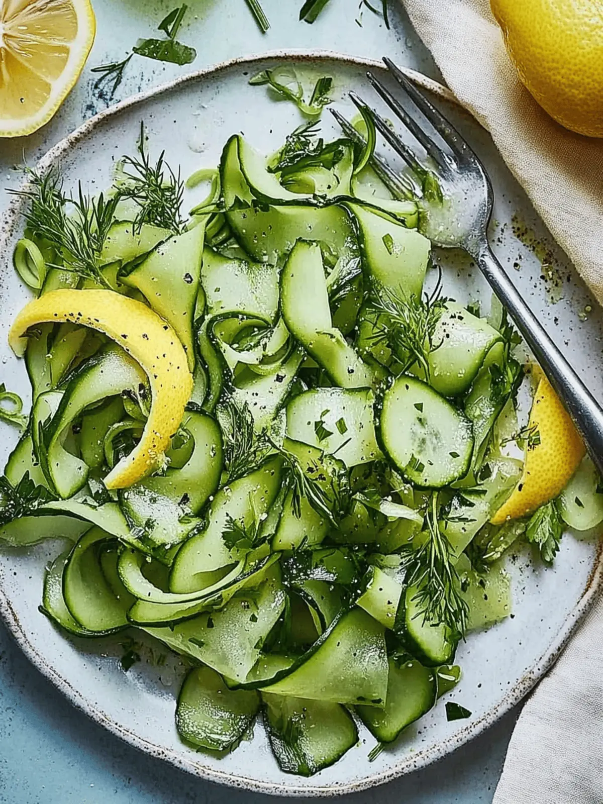 Herby Warm Cucumbers with Lemon: A Zesty Summer Delight 3 Herby warm cucumbers with lemon