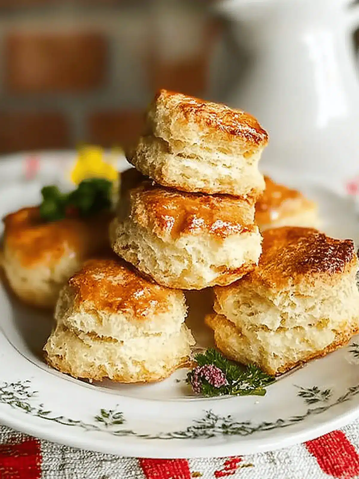 Honey Garlic Parmesan Biscuits