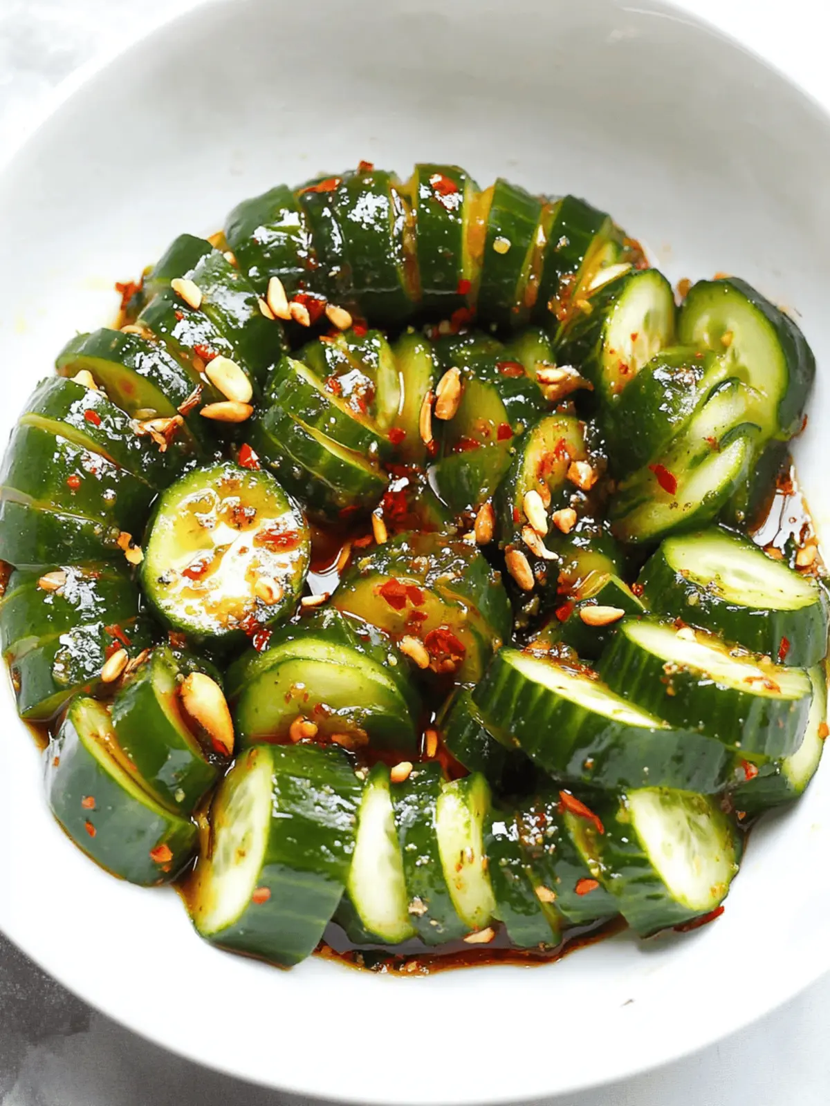 Spicy Asian Cucumber Salad