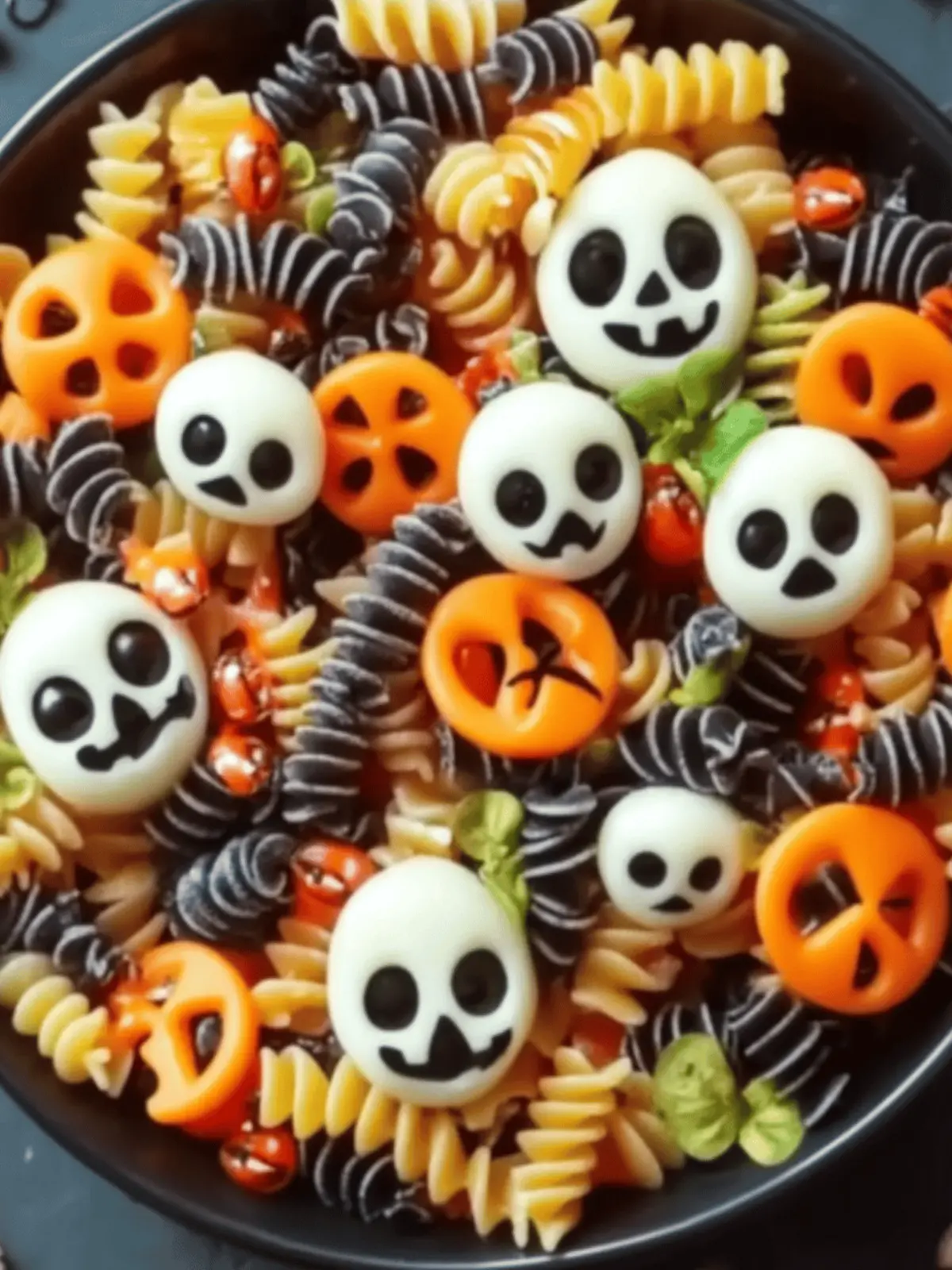 Halloween Pasta Salad: Spooky Fun for Your Festive Feast 3 Halloween Pasta Salad