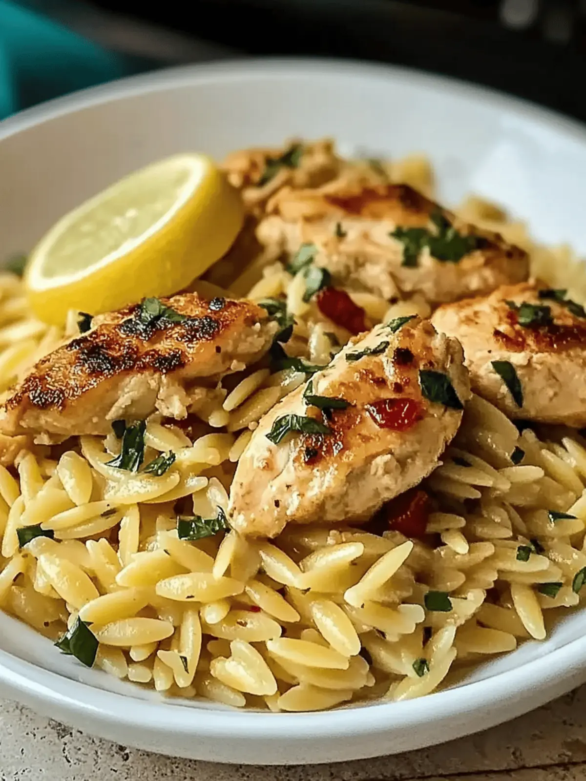 Delicious Lemon Chicken Orzo Pasta Recipe for Cozy Nights 3 Lemon Chicken Orzo Pasta recipe